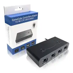 EastVita 4 Порты и разъёмы контроллер адаптер для Gamecube для контроллер Gamecube адаптер для геймпад для Nintendo Wii U & коммутатора и ПК