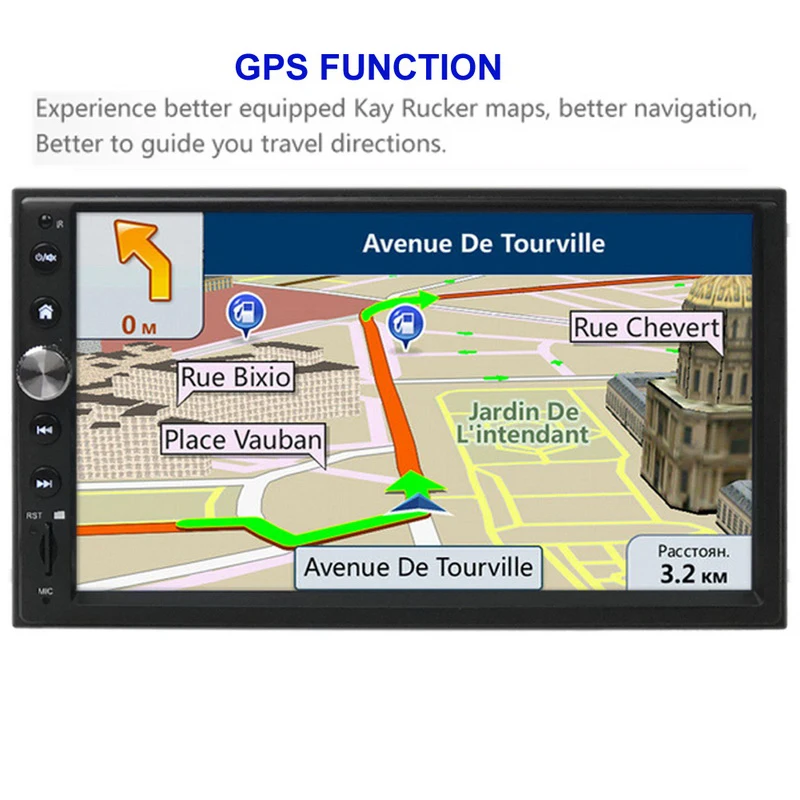 " 2 DIN автомагнитола gps Navi Стерео для Apple Carplay и Android FM Авторадио Мультимедиа Bluetooth Зеркало Ссылка автомобильный аудио