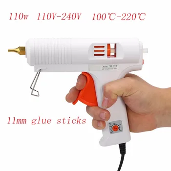 

110W Hot Melt Glue Gun High Temp Heater Gun Electric Heat Glue Gun adjustable Constant Temperature Mini Glue Stick Accessories