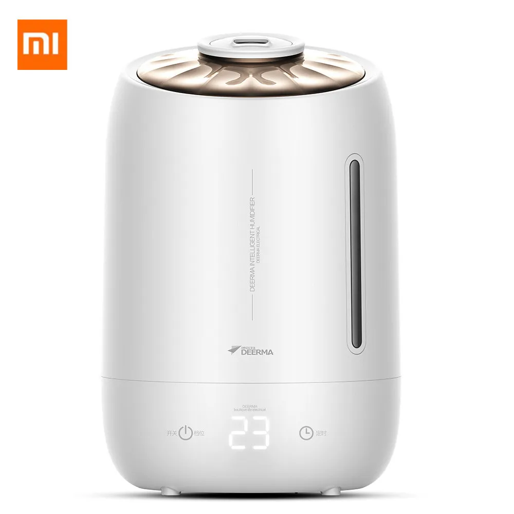 

Xiaomi Deerma Humidifiers 5L Large Mute Ultrasound Capacity Sterilization Humidifier Air Aroma Diffuser Purifier Mist Maker