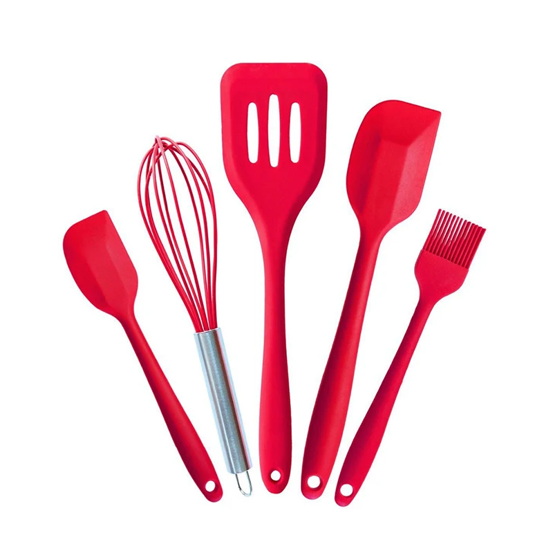 Silicone Non-stick Cooking Utensils Tools Set Heat Resistant Spoon Spatula Egg Beaters Kitchen Dinnerware Gadgets Accessories Silicone Non-stick Cooking Utensils Tools Set Heat Resistant Spoon Spatula Egg Beaters Kitchen Dinnerware Gadgets Accessories