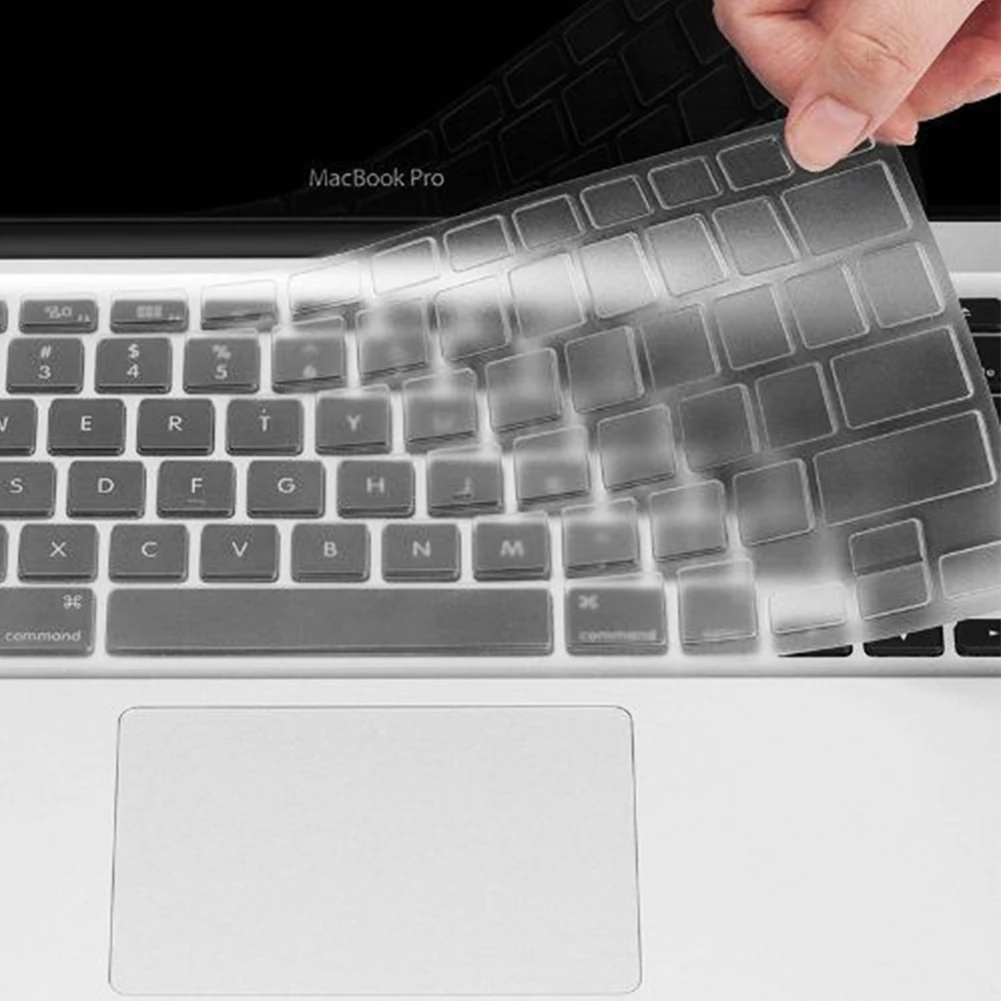 5 шт. силиконовый чехол для клавиатуры Air Pro retina 13 15 17 протектор для клавиатуры Mac book Мягкий силиконовый чехол