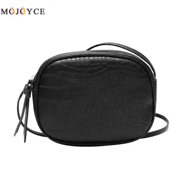 

Solid Color Stone Pattern Female Shoulder Bag Fashion PU Leather Small Crossbody Bags for Women