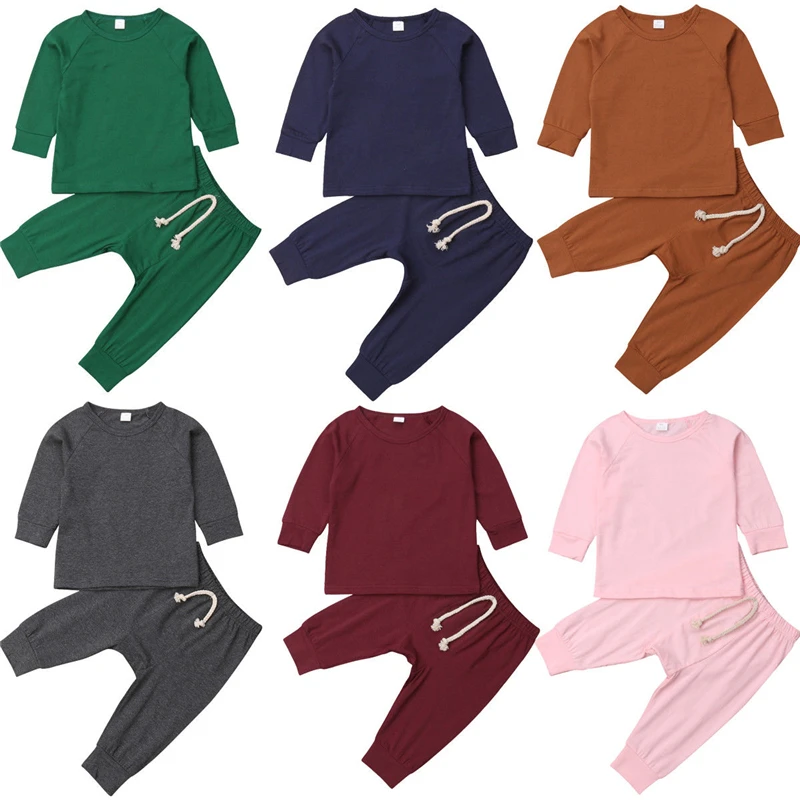 

Newborn Clothes Set Baby Boys Girls Clothing T-shirt Tops Pants Toddler Baby Clothing Tracksuit Set Winter Infant Outfits 0-24M