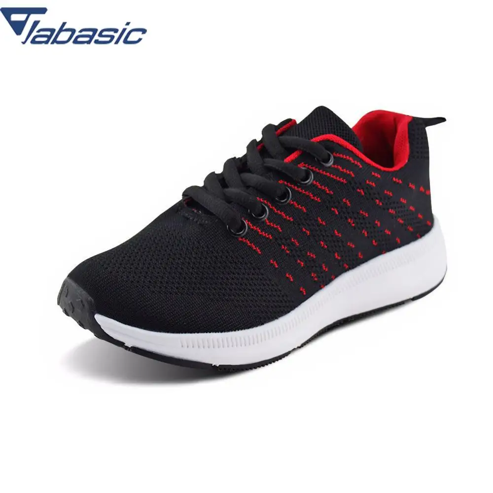 

JABASIC Scarpe Bambini Knitted Dot Kids Casual Sneakers Lace Up Breathable Traveling Shoes Big Kids Footwear Protect Feet Shoes