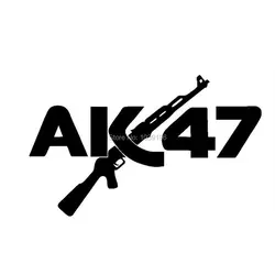 10 х Новый Дизайн Творческий мультфильм автомобиль Стикеры s AK47 пистолет наклейки на авто наклейка на автомобильный бампер светоотражающий