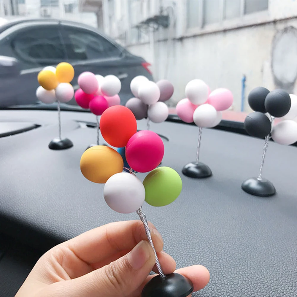 Romantic Car Dashboard Ornaments Balloon Multi Usage Interior Display For Automobile Vehicles TV Background Table Decoration | Дом и сад