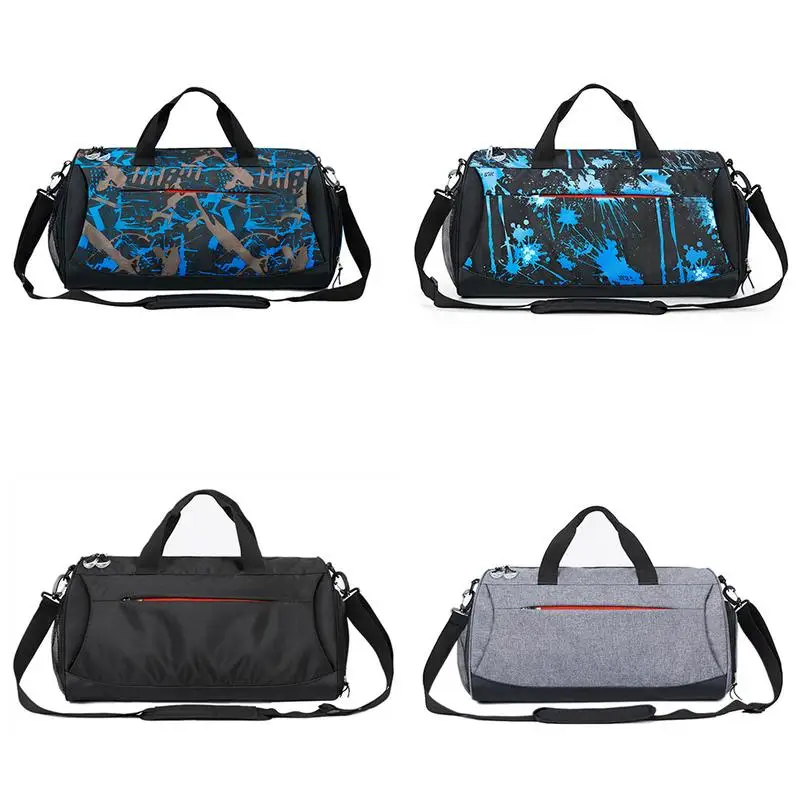 

Fitness Sports Bag Men's Luggage Travel Bag Shoulder Cross-body Portable Training Bag Female Cylinder Yoga Sports Gym Bag