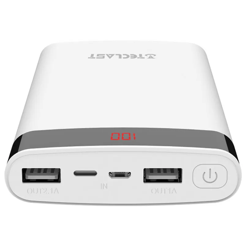 Teclast T200CF 20000 мАч мобильный Банк питания двойной USB Micro USB/8 Pin порты светодиодный
