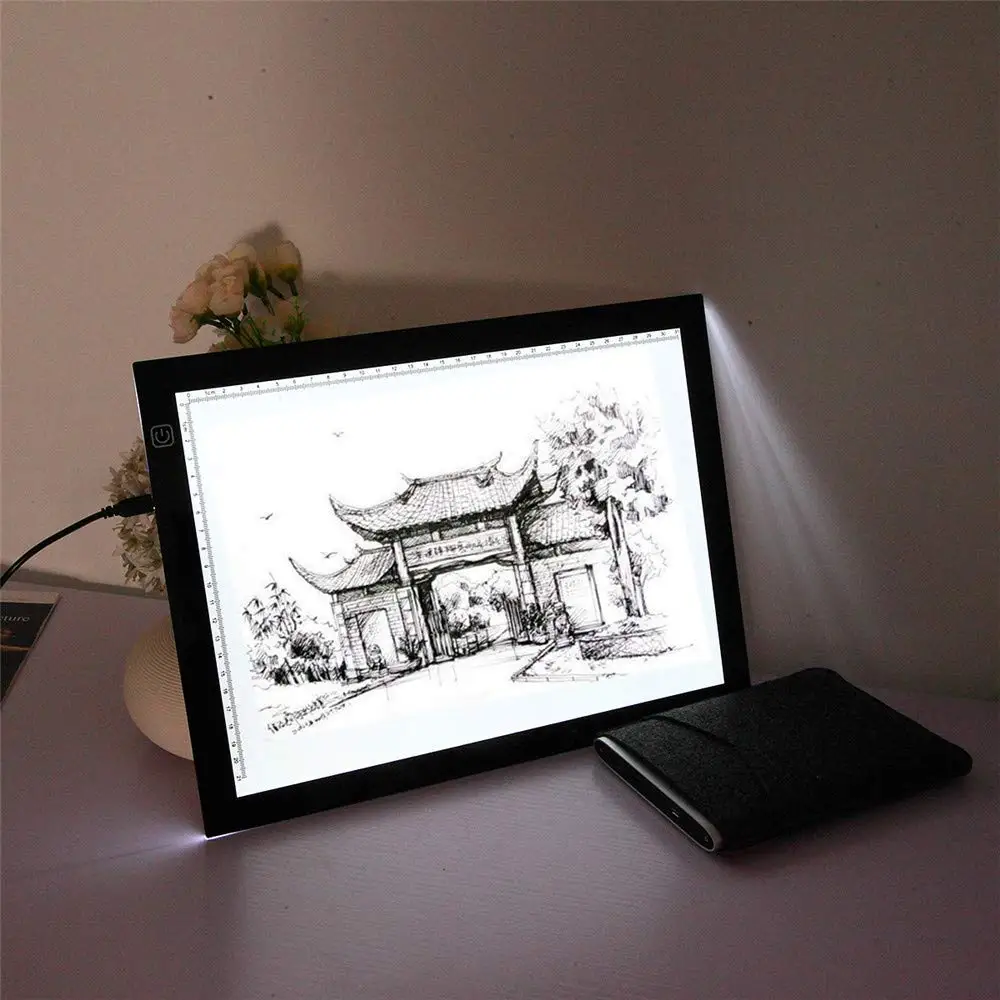 Ultra-thin Drawing Sketching Portable LED Light Box Tracer USB Power LED Artcraft Tracing Light Pad Light Box For Artists