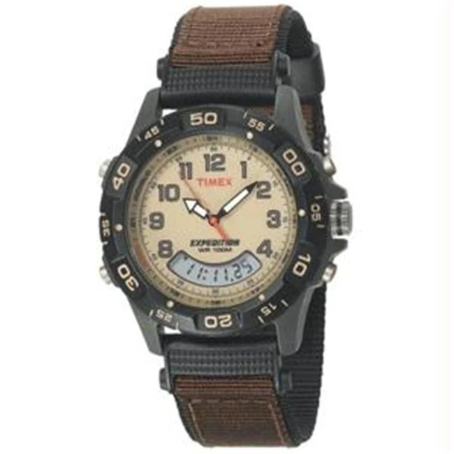 Timex Expedition Смола Combo классический аналоговый зеленый/черный/коричневый