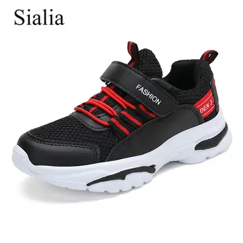 

Sialia Breathable Children Sneakers For Kids Casual Shoes Boys Sneakers Girls Shoes Mesh Rubber Hook&Loop sapato infantil 2019