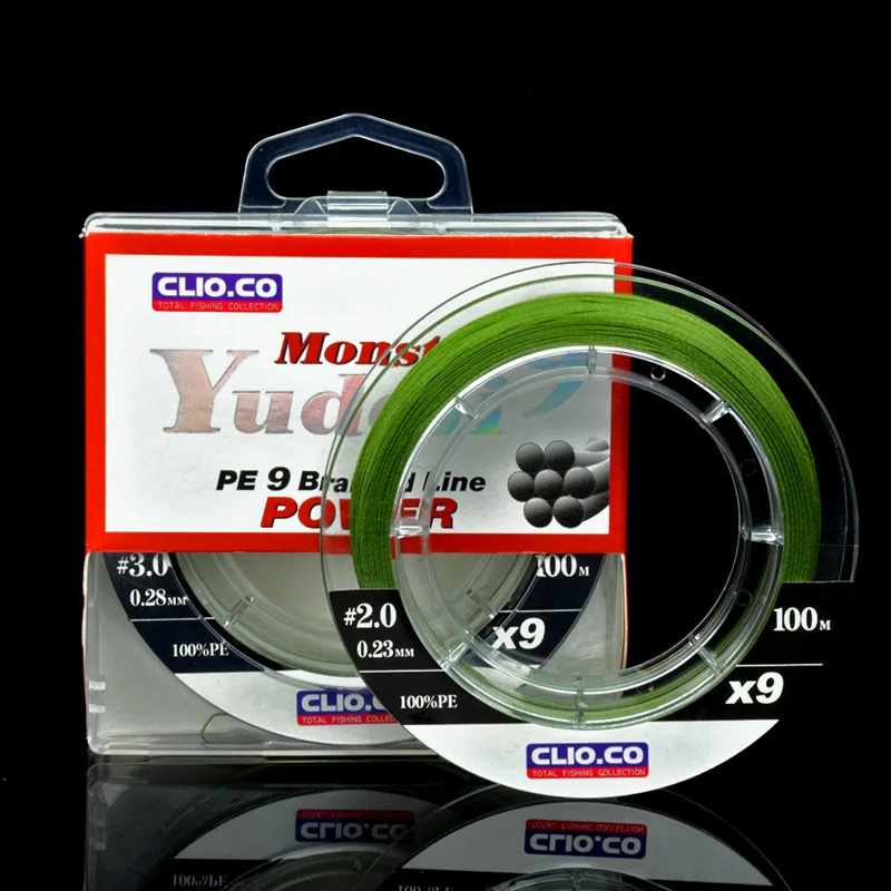 

7-62kg Multifilament Fishing PE Line 100m 9 Strands PE Braided Fishing Line 0.6# 1# 3# 8# Salt Water Casting Shock Line