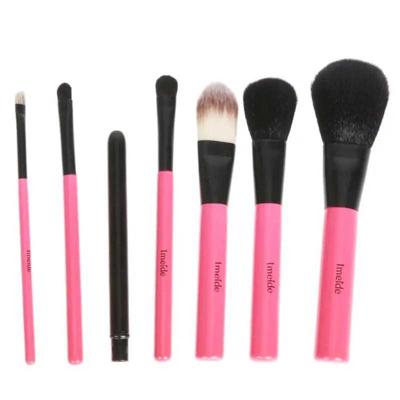 

New 7pcs/Set Foundation Makeup Brushes Eyeshadow Powder Eyebrow Eyeliner Make Up Brush Set Professional Cosmetic Tools Kit