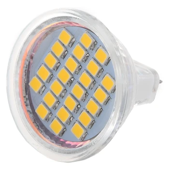 

5 x MR11 24 3528 SMD LED Lamp Spot Light Lamp Bulbs Warm White 12V
