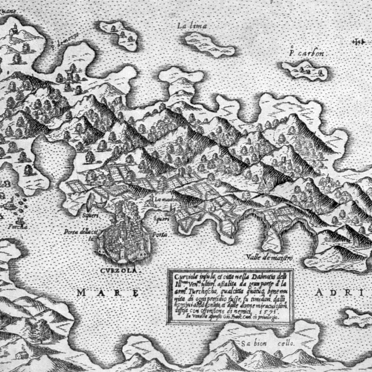 Island of Korcula 1571 Poster Print by Science Source (36 x 24) | Дом и сад