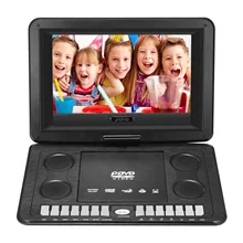 10 дюймовый DVD плеер двойной Динамик 270 градусный поворот Экран Портативный мобильный DVD плеер цифровой мультимедийный проигрыватель