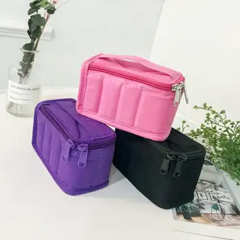 

8-Grid Pure Cotton Essential Oil Package Bag Oil Bottle Organizer Storage Bag Collecting Box Women Cosmetic Makeup Holder Case