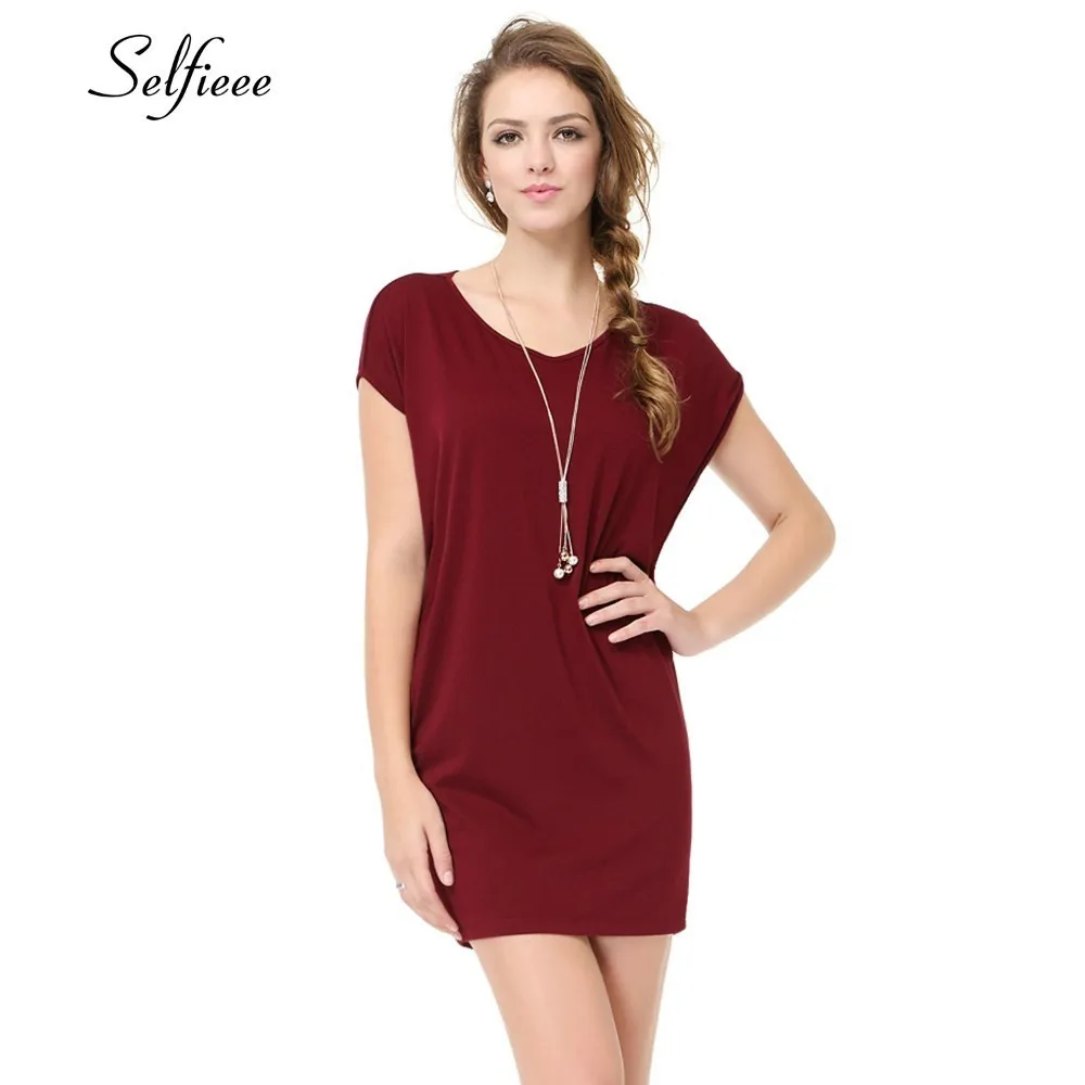 

Burgundy Casual Dresses 2019 Summer Sleeveless V-Neck Above-Knee Short Fashion Party Gowns Women Sexy Club Dresses
