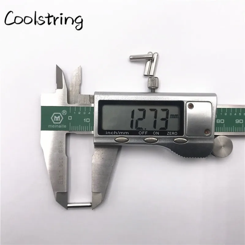 Coolstring 4pcs/1Set 3.0*12.7mm Bullet Metal Aglets Silver Shoe Lace Tips Replacement Head For Shoestrings Clothes Accessories