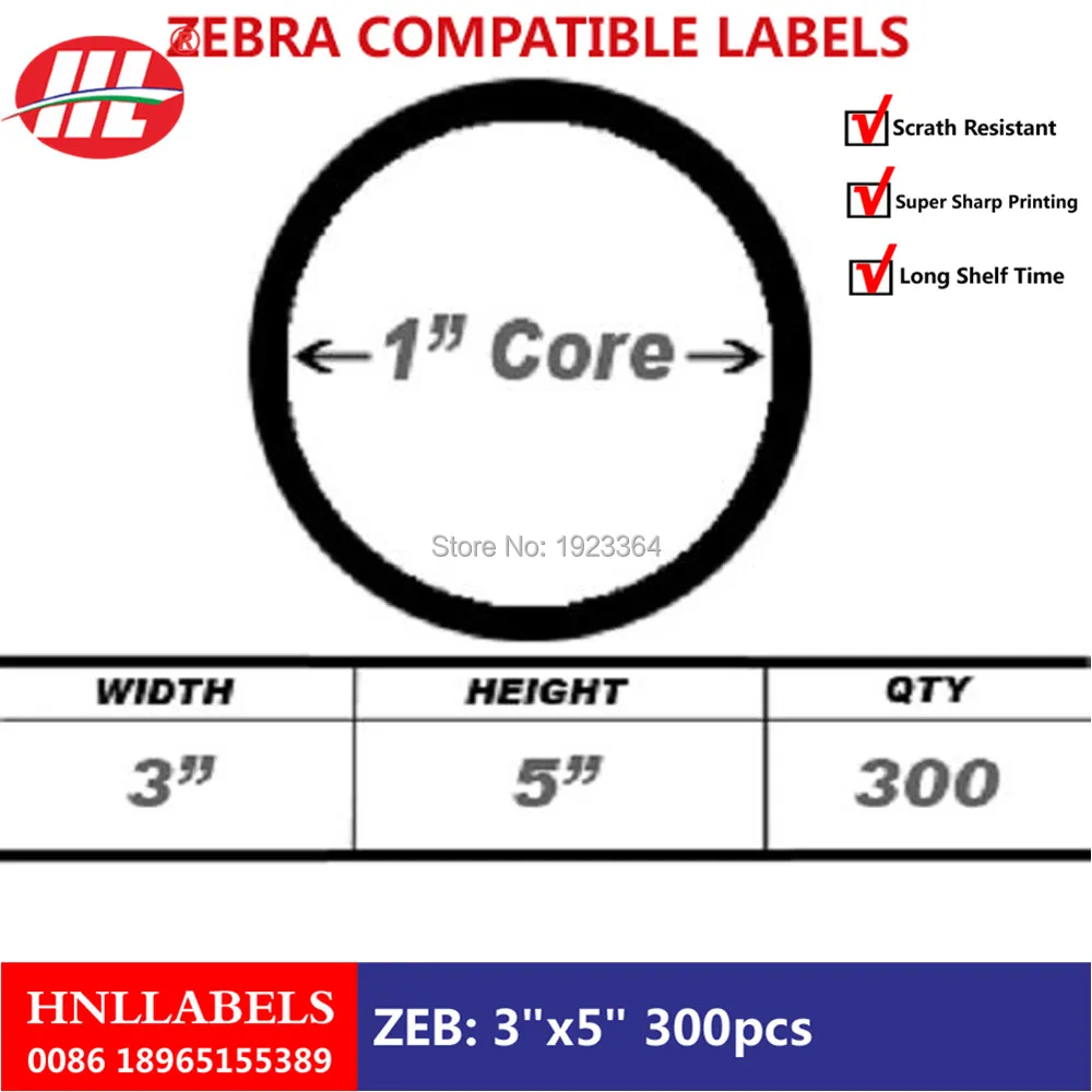 Зеб 3x5 350 шт. термальная paper" x5" 350 шт. самоклеющаяся этикетка