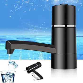 

Mini Wireless Electric Water Bottle Pump Dispenser With LED Light Portable Drinking Bottles With USB Rechargeable Water Pump