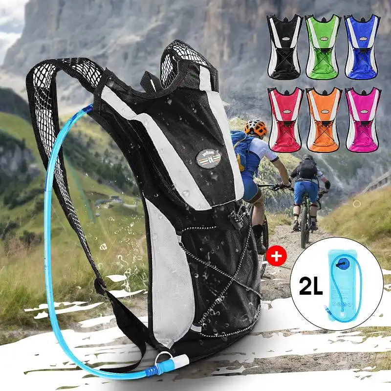 

2L Outdoor Portable Water Bladder Bag Hydration Backpack Sports Camping Hiking For Cycling Bicycle Hiking Bike Mountain