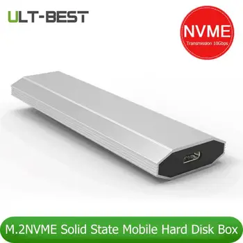 

USB 3.1 Type C to M.2 M Key SSD Enclosure 2230/2242/2260/2280 NVMe Hard Disk Drive Case 10Gbps 12TB