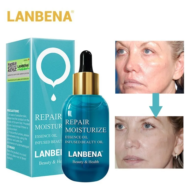 LANBENA Гиалуроновая кислота ремонт масла Сыворотки обладает отбеливающим эффектом
