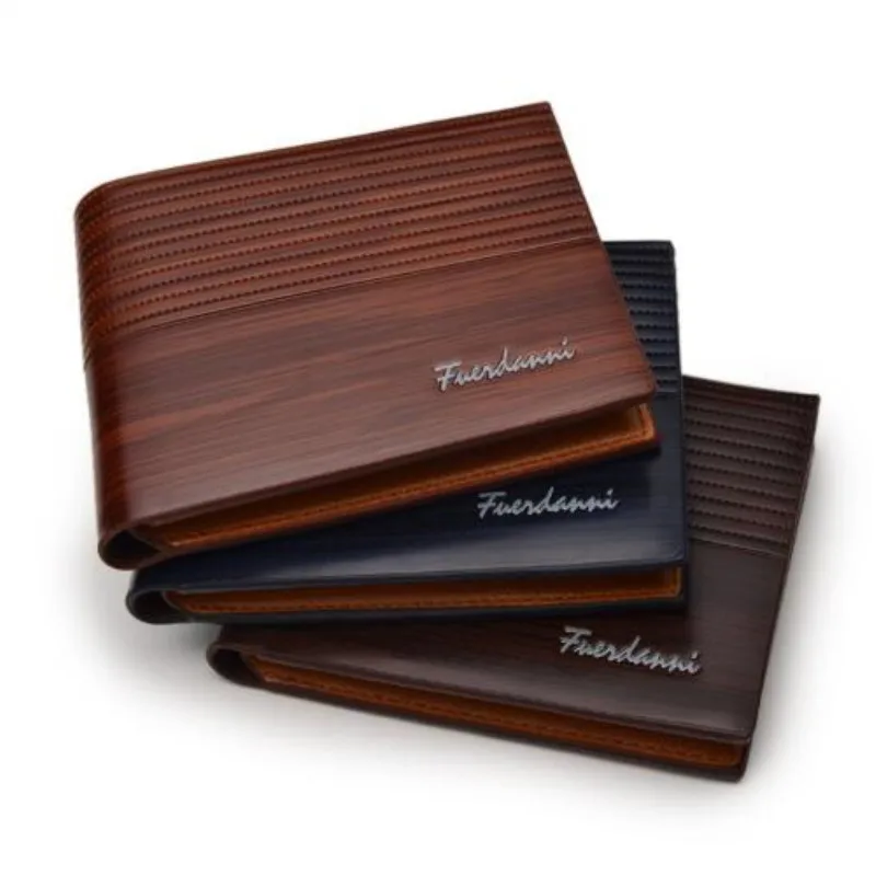 

Vintage Classical Men Wallets Leather Brand Luxury Mens Wallet Short Slim Male Purses Money Bag Clip Credit Card Dollar Purse