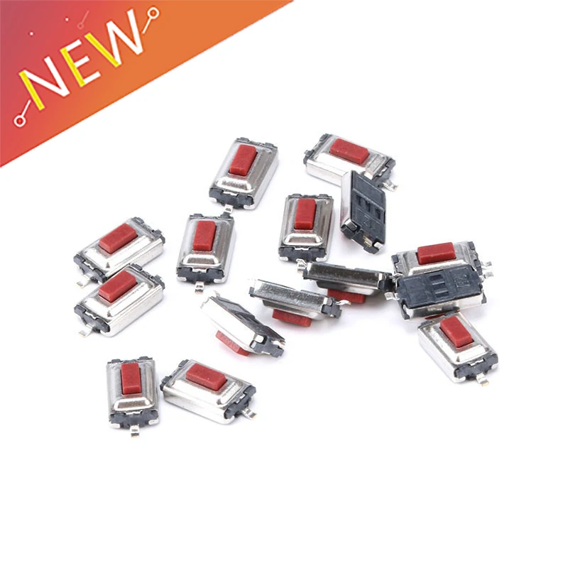 

40PCS/lot 3*6*2.5 MM SMD Tactile Tact Push Button Micro Switch Momentary Two Pin Push Button Switch For MP3 MP4
