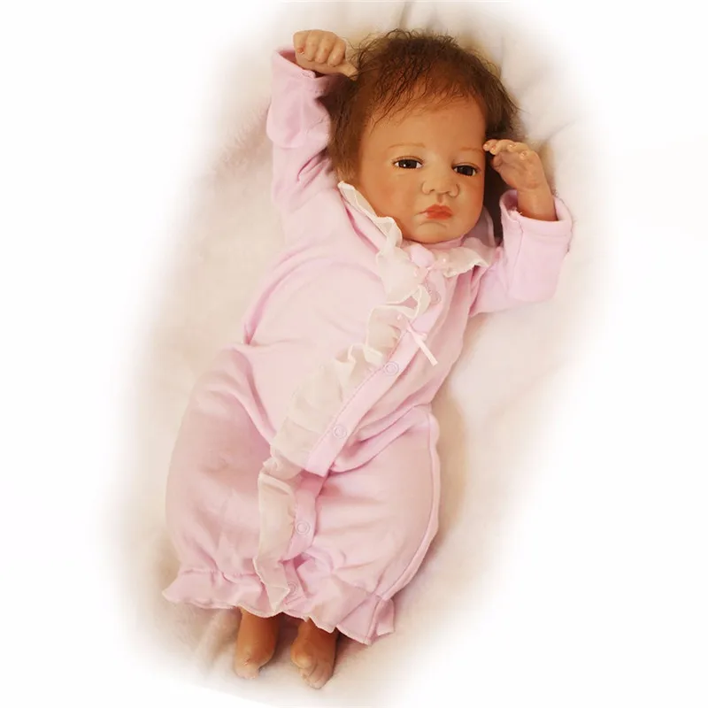 OtardDolls Boneca Reborn 18 дюймов Кукла 45 см мягкая силиконовая кукла Reborn Baby Doll новорожденный реалистичный Bebe Reborn Dolls подарок на день рождения для девочек