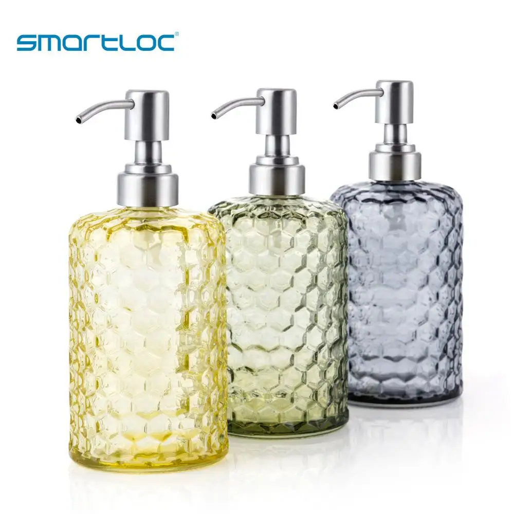 Smartloc 600ml Glass liquid Hand Soap Dispenser Pump Wall Shower Shampoo Automatic Bottle Smart Kitchen Bathroom Accessories Set Smartloc 600ml Glass liquid Hand Soap Dispenser Pump Wall Shower Shampoo Automatic Bottle Smart Kitchen Bathroom Accessories Set