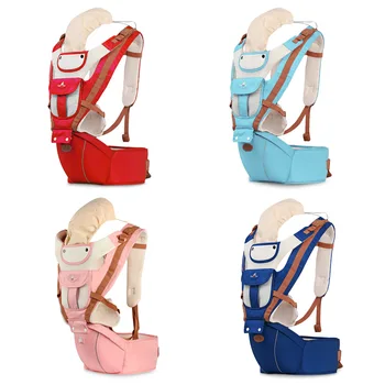 

0-36 Months Baby Carrier Ergonomic Organic Cotton Hip Seat Newborn Waist Stool Carrier Infant Sling Backpack 20kg Load Bearing