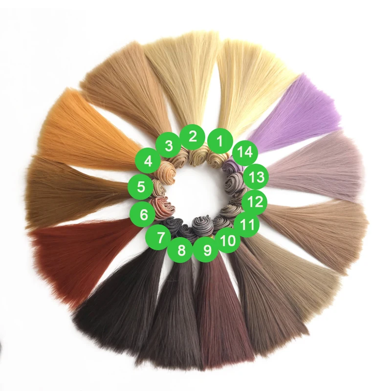 

30PCS LOT DIY Hair BJD Dolls Synthetic Hair For Dolls 15CM 20CM