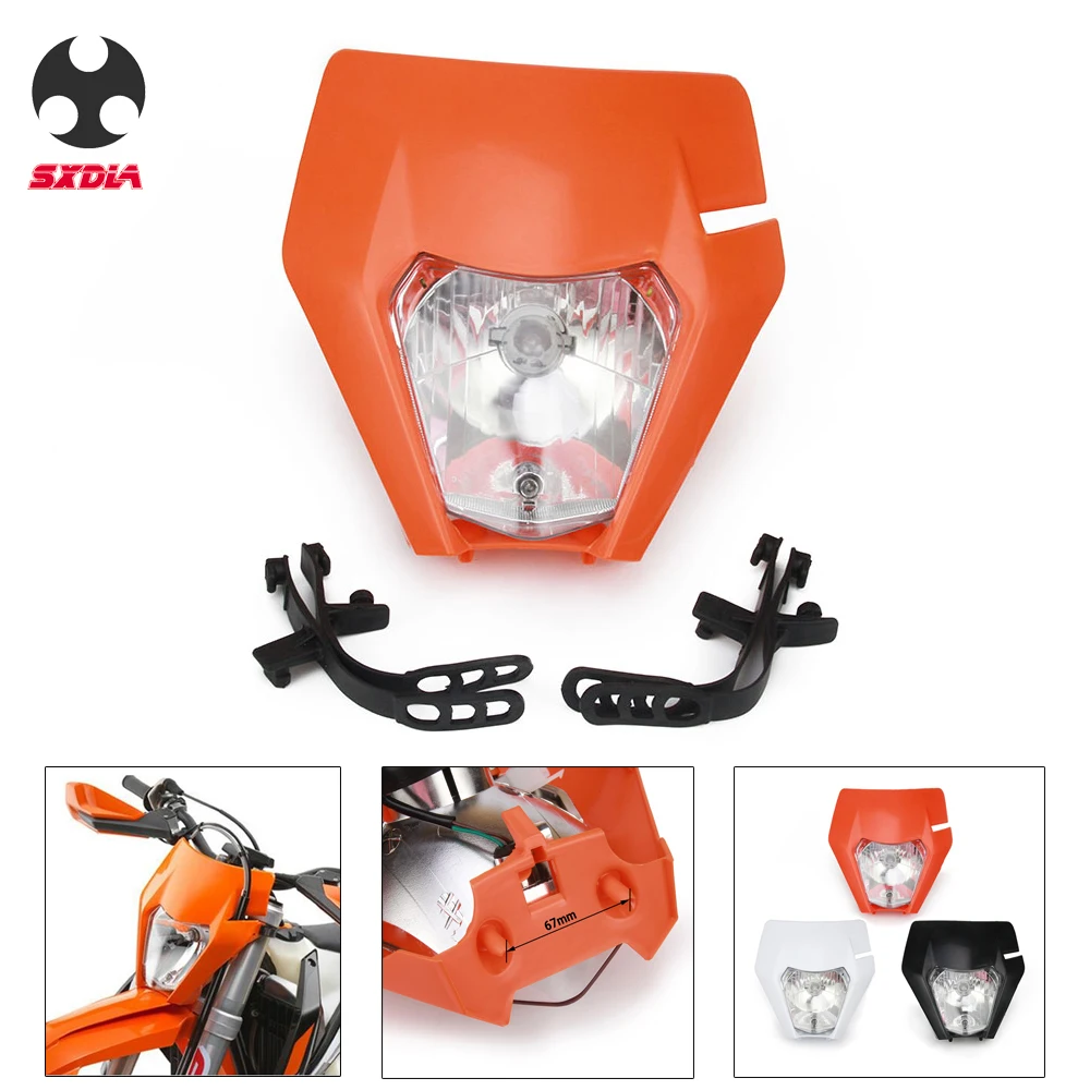 Универсальная передсветильник фара для мотоцикла 2017 12 В 35 Вт 3 цвета KTM EXC SX SXF EXCF XCW