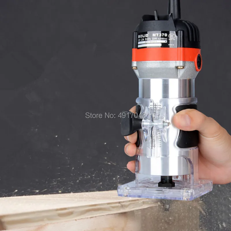 

Copper Motor Woodworking Electric Edge Trimmer Engraving Machine Wood Laminate Palm Router Electric Hand Trimmer Router