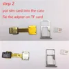 Adaptador Micro SD para Android, Tarjeta SIM doble híbrida, extensor 2, adaptador Nano Micro SIM para XIAOMI REDMI NOTE HUAWEI ► Foto 3/6