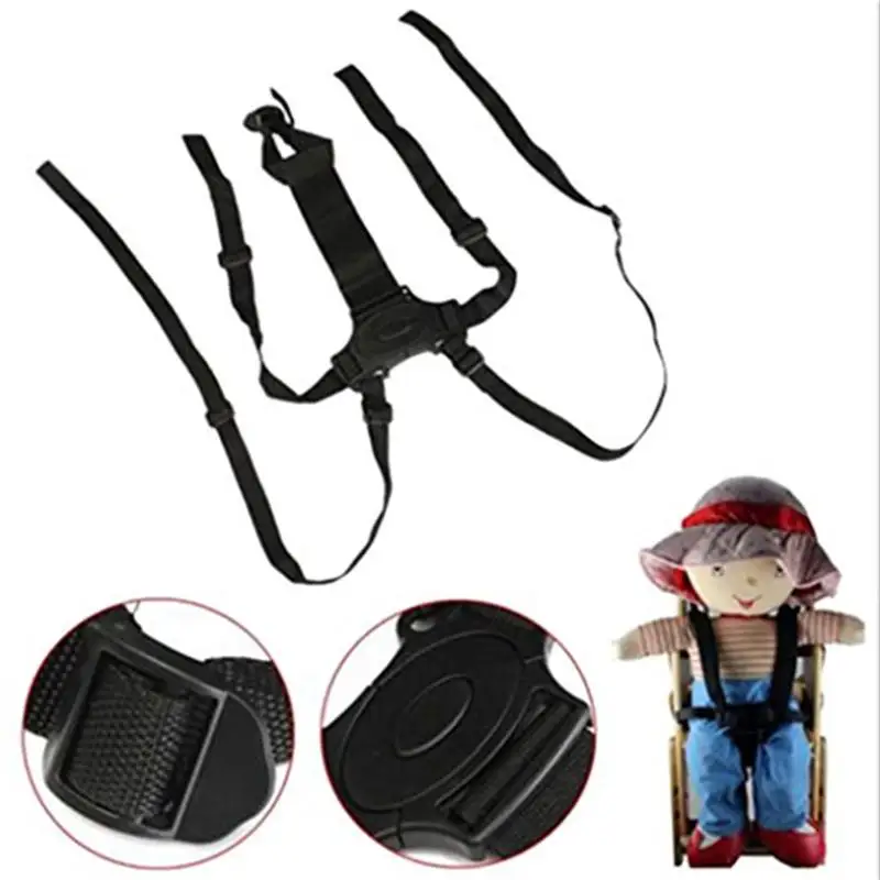 

5-Point Baby Safe Belt Strap Infant Harness Stroller Chair Pram Spark Belt Baby Safety Seatbelt Cover Accessories