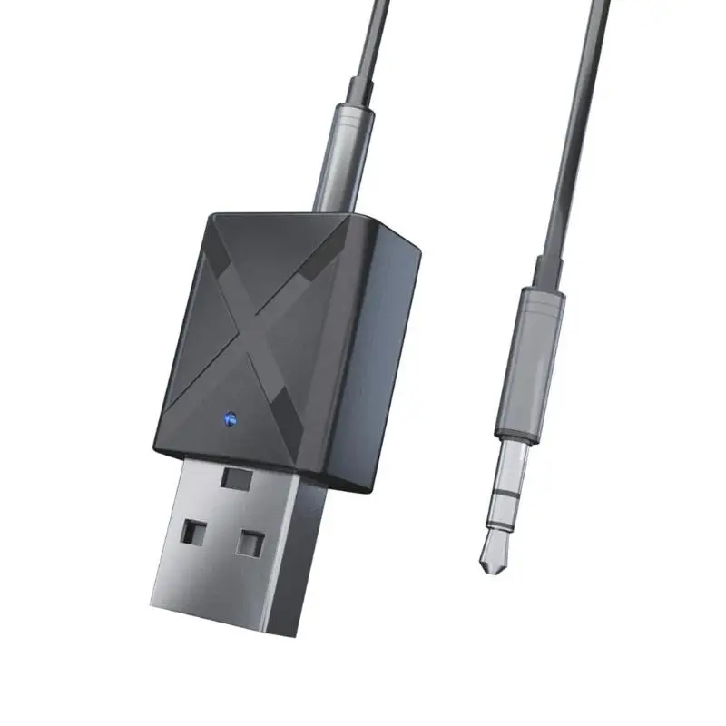 

Bluetooth 5.0 Audio Receiver Transmitter Mini 3.5mm AUX Cable Stereo Bluetooth Transmitter For TV PC Wireless Adapters For Car
