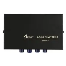 4 порта USB 2,0 Обмен переключатель переходник для сканер компьютера принтер 4 в 1 USB Обмен Переключатель коробка
