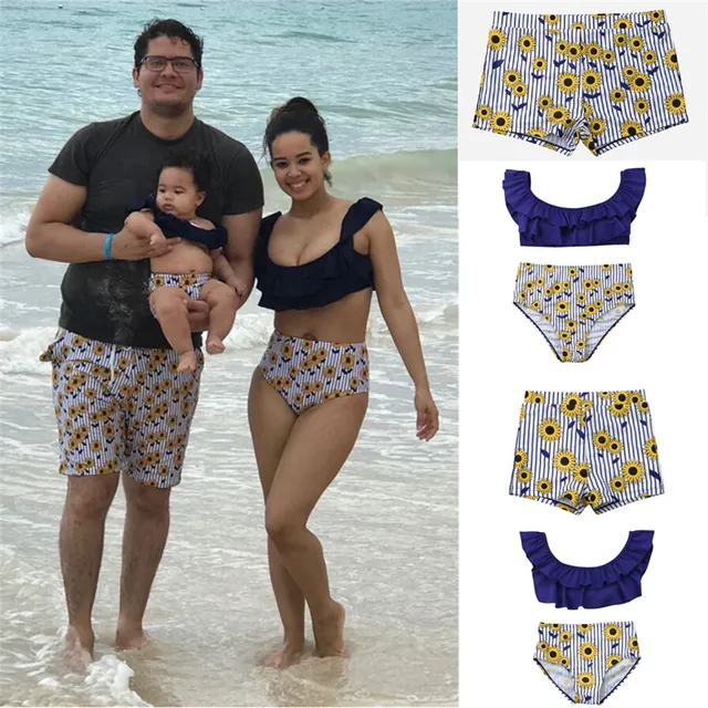matching bathing suits for boy and girl