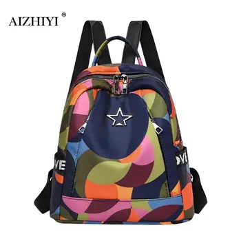 

2019 New Style Multifunction Oxford with earphone holeGirls Backpacks Multifunction Bagpacks Casual Teenager GirlsSchool Bag