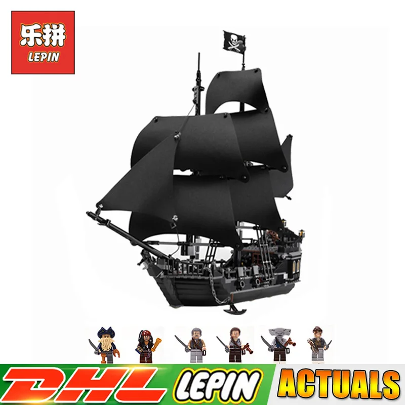 

LEPIN 16006 Pirates of The Caribbean The Black Pearl Ship Building Blocks Toys Christmas Gifts Compatible LegoINGlys 4184 Toy