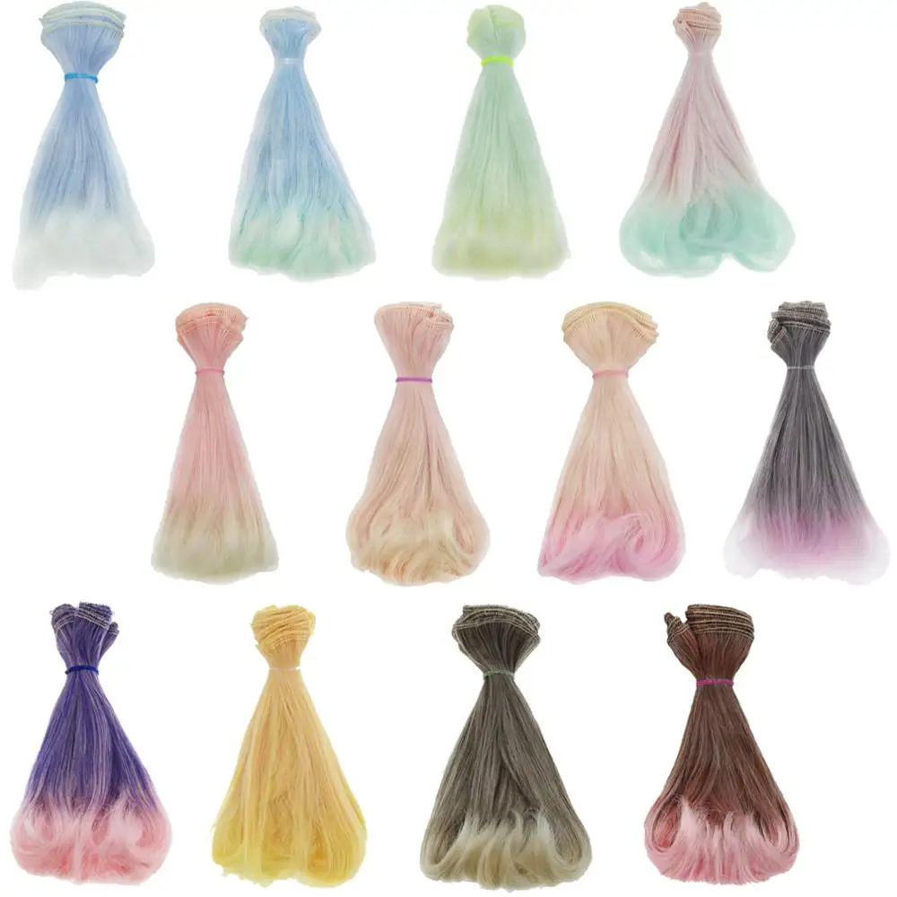 1//3 BJD Lovely Short Curly Wig Hair with Bang for Blythe Doll DIY Accessory