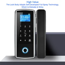 OULET Glass Lock Smart Lock Fingerprint Door Lock Card Password For Home Office Security Electric Intelligent Digital Door Lock OULET Glass Lock Smart Lock Fingerprint Door Lock Card Password For Home Office Security Electric Intelligent Digital Door Lock