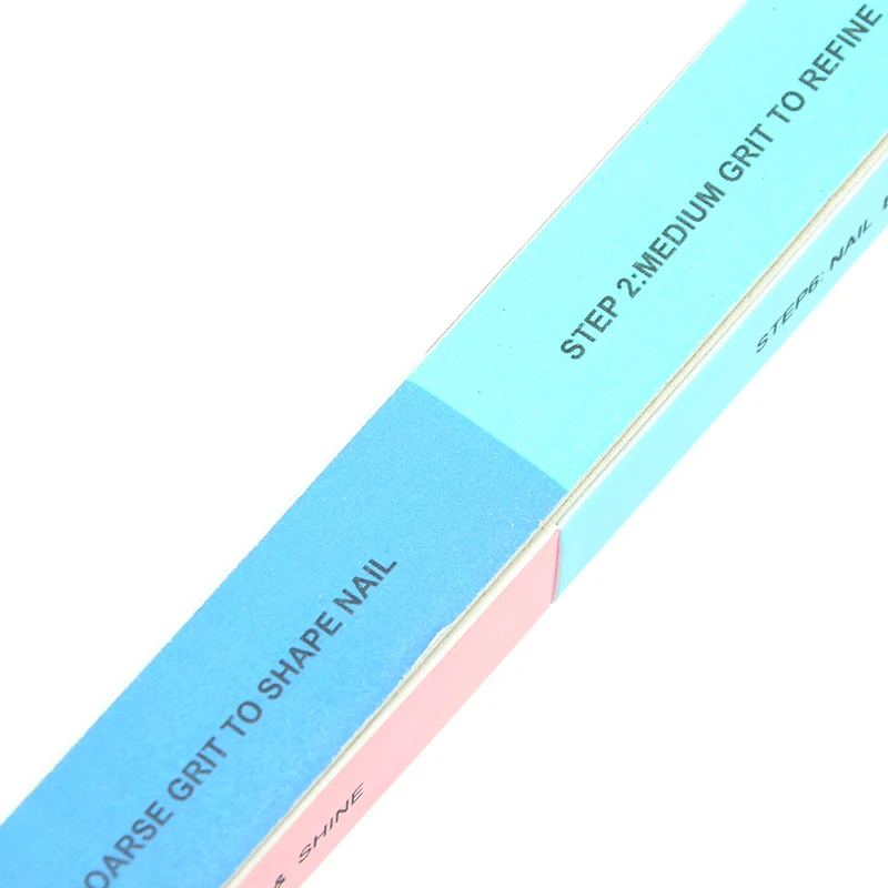 

3Pcs/Lot Six-sided Polishing File Nail Tool Creative Printing Nail File Sanding Professional Nail Files Drop Shipping HE0032