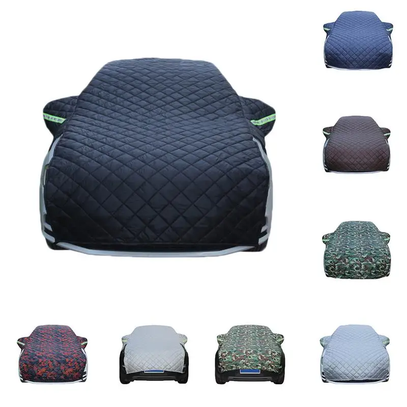 

Thickened Cotton Car Cover Winter Snow Protection Anti Frost Wear Resistant Car Cover