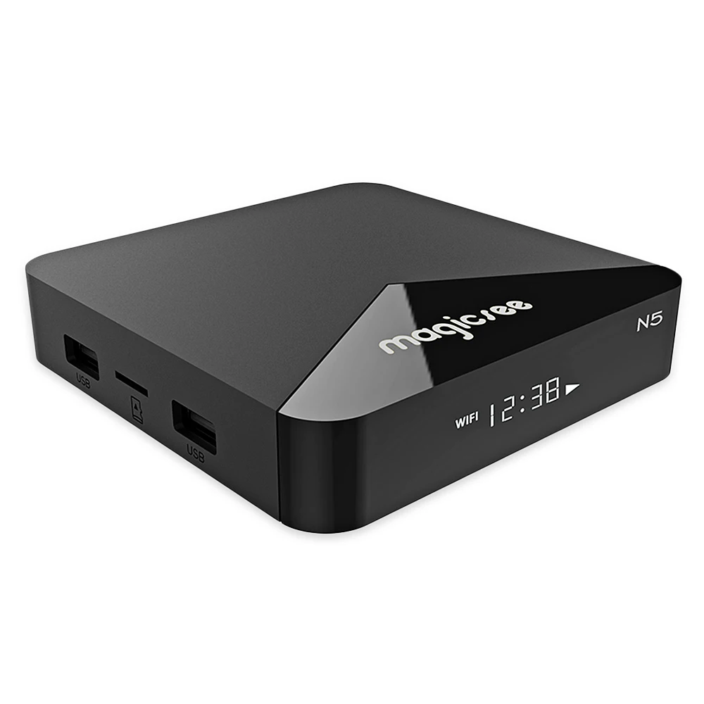 MAGICSEE N5 S905X 4 K HD ТВ Box Max 2 ГБ/16 ГБ Media Player четырехъядерный процессор ARM Cortex A53 для Smart