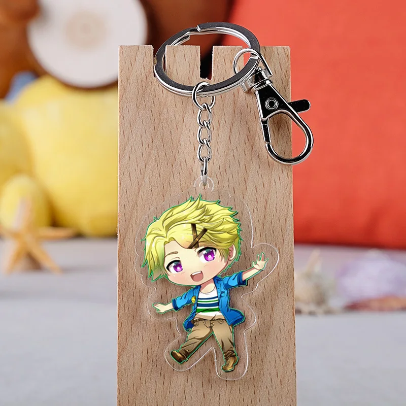 

Acrylic Keychain Anime Mystic Messenger Yoosung Jumin Unknown Zen Transparent Double-sided Pendant Keychain 55mm